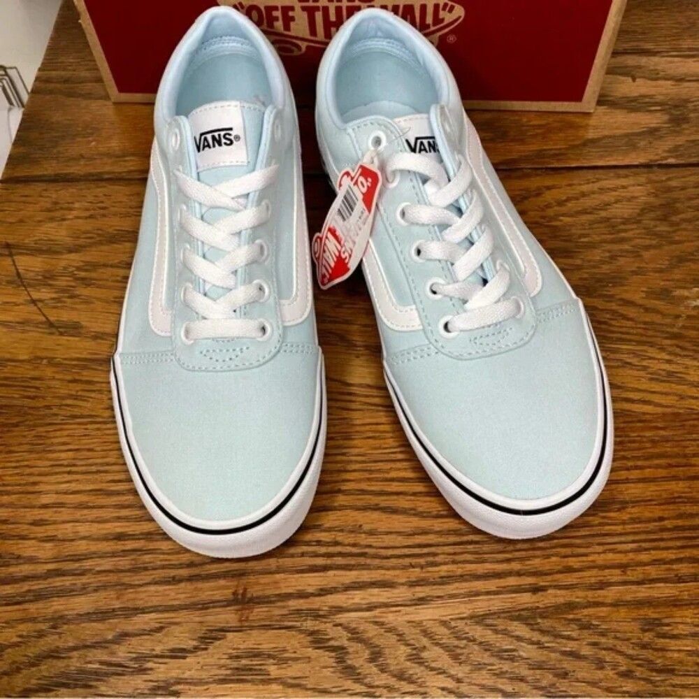 New Vans Ward Light Blue Shoes 9.5 New with box - Picture 2 of 7